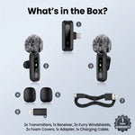 HITOZON Wireless Lavalier Microphone
