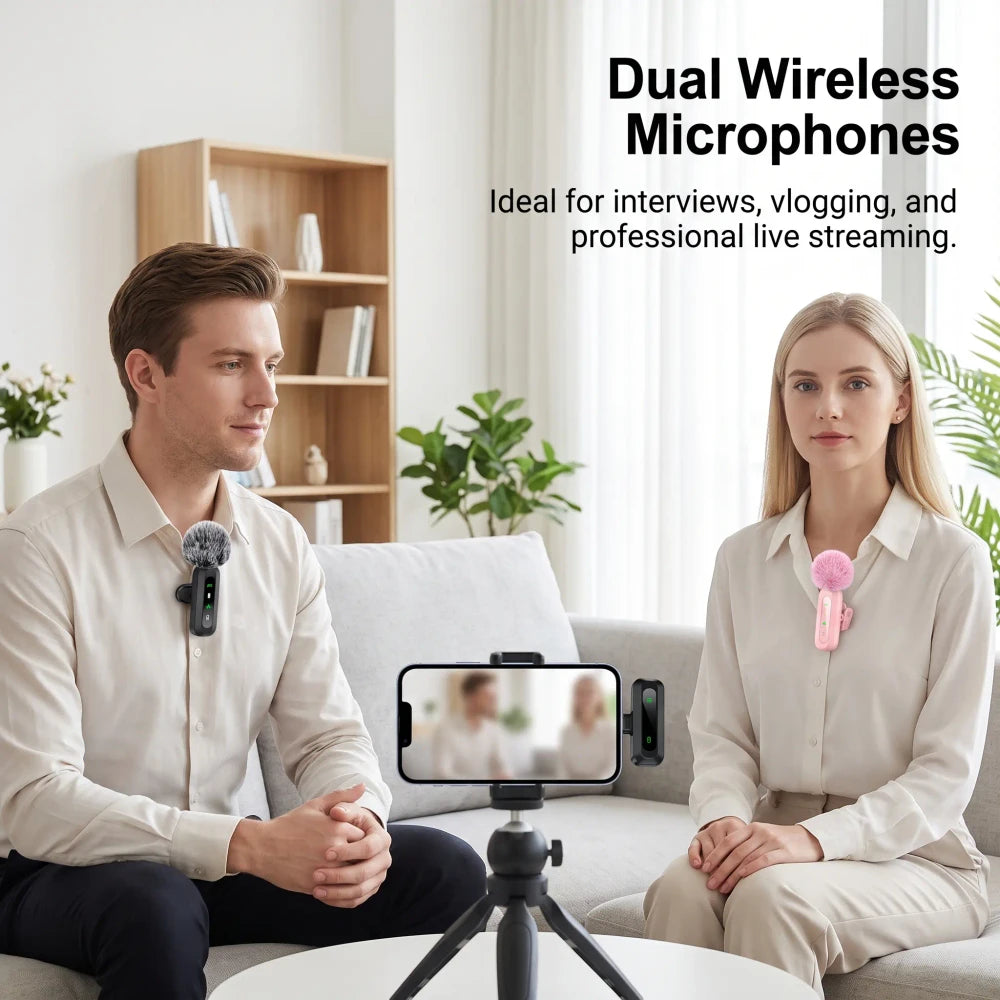 HITOZON Wireless Lavalier Microphone