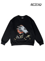Rhinestone Graphic Cotton T-Shirt