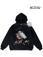 Rhinestone Graphic Cotton T-Shirt