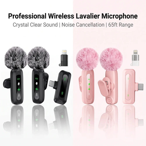 HITOZON Wireless Lavalier Microphone